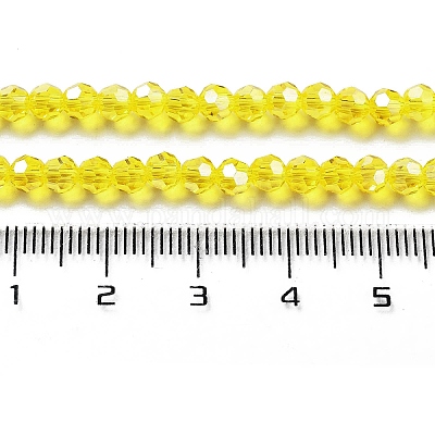 Гальванизируйте прозрачное стекло бисер нитей EGLA-A035-T4mm-A03-1