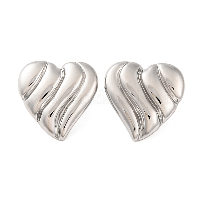 Серьги-гвоздики из нержавеющей стали 304 EJEW-G395-11P-1