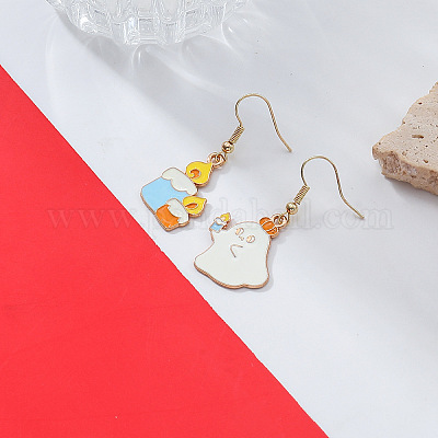 Серьги с подвесками из сплава эмали на Хэллоуин FS-WGFC351-02-1