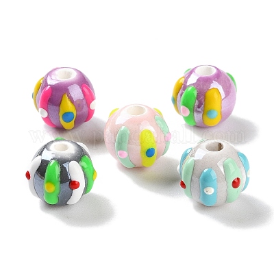 Фарфора ручной работы бисер нитей PORC-L078-01A-1