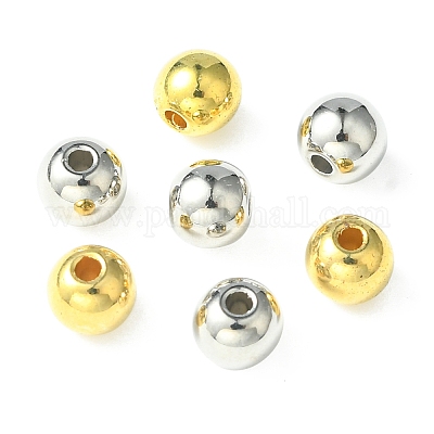 100шт 2 цвета пластиковые бусины ccb CCB-CJ0001-08-1