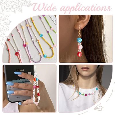 6 нитка 6 цвета бусины из полимерной глины ручной работы CLAY-NB0001-71-1