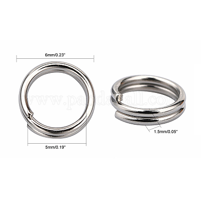 Латунные разрезные кольца X-KK-E647-10P-6mm-1