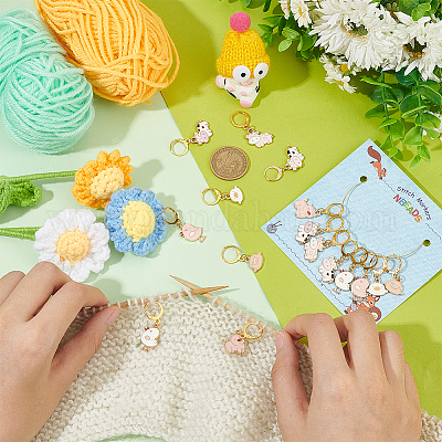 Маркеры для подвесок с эмалью из сплава животных HJEW-AB00463-1