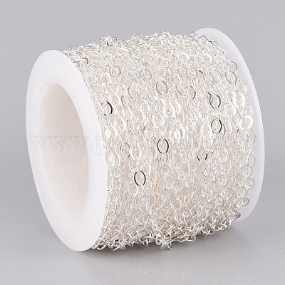 Латунные плоские овальные кабельные цепи X-CHC025Y-S-1