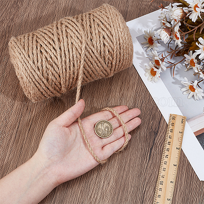 100 м джутовый витой шнур&nbsp;OCOR-WH0078-470B-1