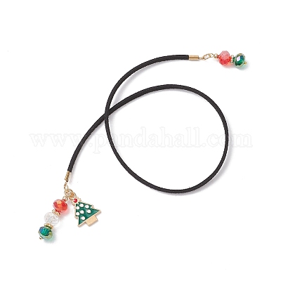 5 шт. 5 стиля закладок из искусственной замши с рождественской тематикой AJEW-TA00043-1