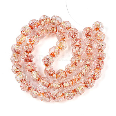 Ручной работы бусины фольги FOIL-T007-01D-1