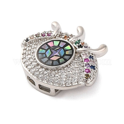 Латунные микро проложить кубического циркония слайд подвески KK-A232-01C-1