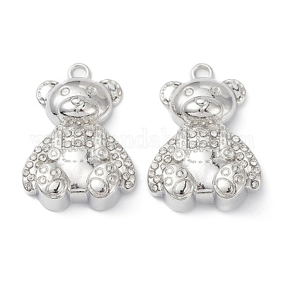 Подвески из сплава и страза ALRI-O025-01P-1