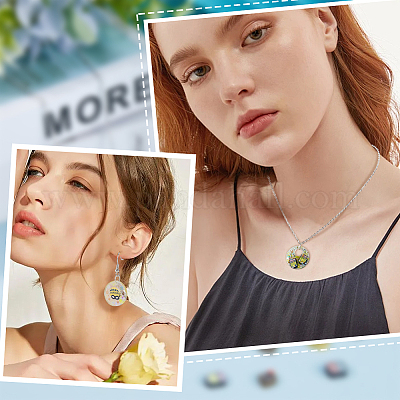 100г 5 цвета школьная тематика кабошоны из полимерной глины ручной работы CLAY-SC0002-03-1