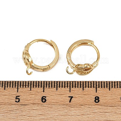 Латунная фурнитура для хооп серег KK-P310-33G-1