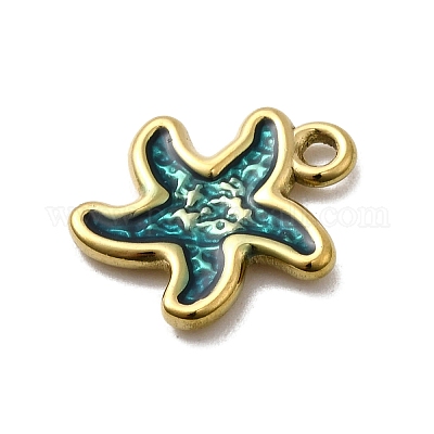 Подвески из нержавеющей стали 304 с эмалью STAS-I355-11G-01-1