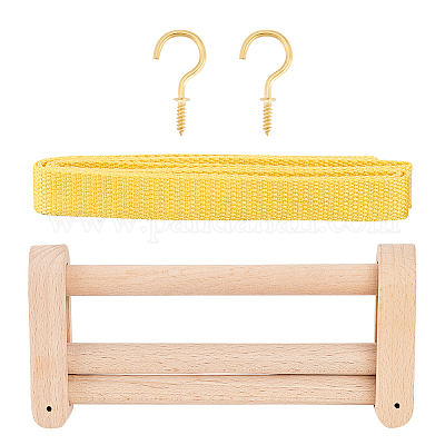 Инструмент для вязания деревянных фиксаторов тесьмы TOOL-WH0051-80-1