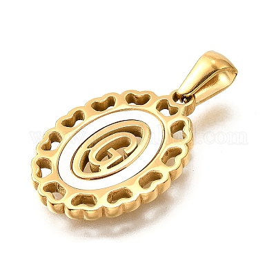 Подвески из нержавеющей стали 304 золотистого цвета STAS-K300-02G-G-1