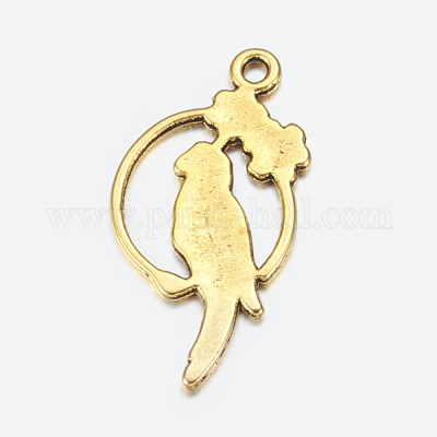 Сплав тропических попугаев подвески EA10187Y-1