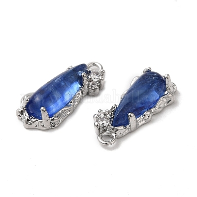 Латунные микро проложить кубического циркония подвески KK-C028-12P-04-1