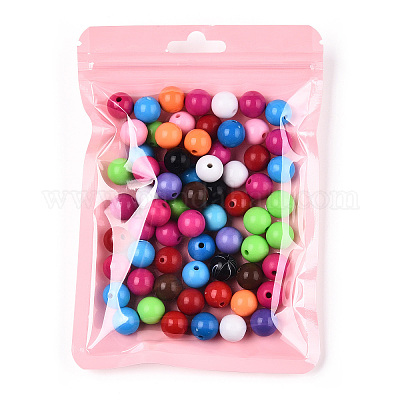 Пластиковые пакеты Инь-Янь цвета макарон с застежкой-молнией OPP-N001-01C-03-1