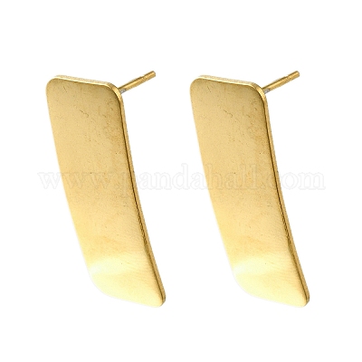 Фурнитура для сережек-гвоздиков из нержавеющей стали 304 STAS-B087-08B-G-1