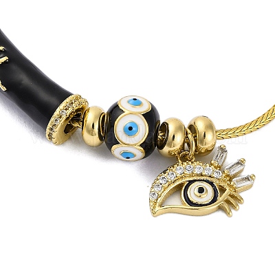 Латуни европейские браслеты BJEW-C080-02G-01-1