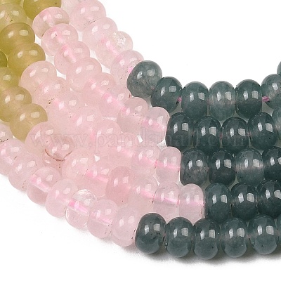 Нити из бусин из натурального кварцевого кристалла&nbsp;G-Z135-C11-1