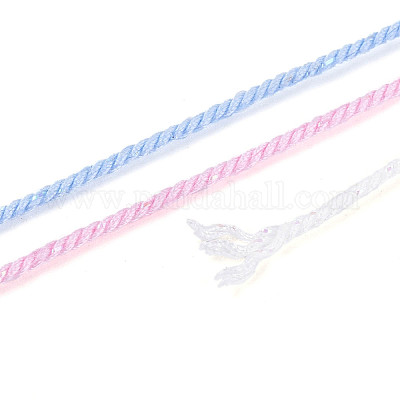 35 м окрашенный сегментный хлопковый шнур для макраме&nbsp;OCOR-T017-06F-1