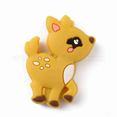 Пищевые экологически чистые силиконовые бусины SIL-WH0014-03D-1