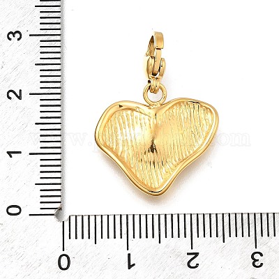 Подвесные украшения из нержавеющей стали 304 в форме сердца STAS-R159-41G-03-1