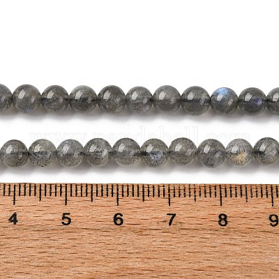 Природные лабрадорита бисер нитей G-H326-01-6mm-1