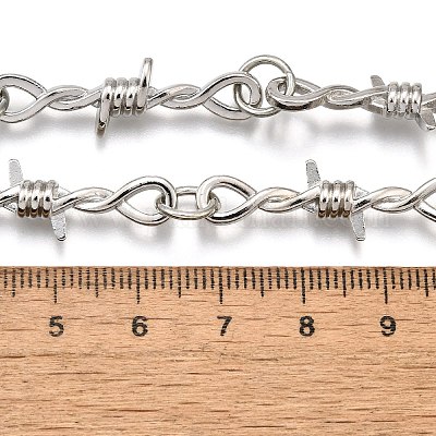 Ожерелья из колючей проволоки NJEW-R254-01B-P-1