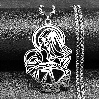 201 подвеска из нержавеющей стали NJEW-K283-09P-1