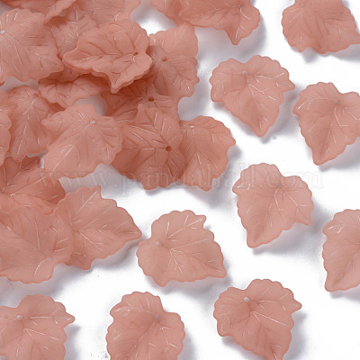 Осенняя тема прозрачные матовые акриловые подвески PAF002Y-6-1