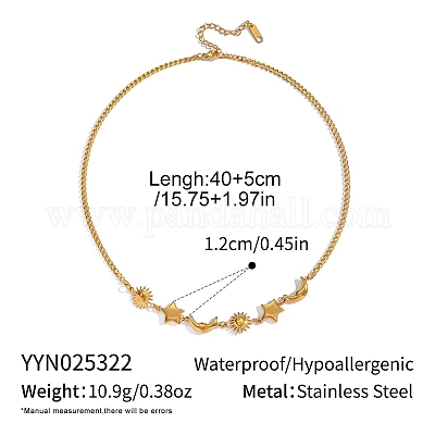 Женские ожерелья-цепочки со звездами JZ7723-1