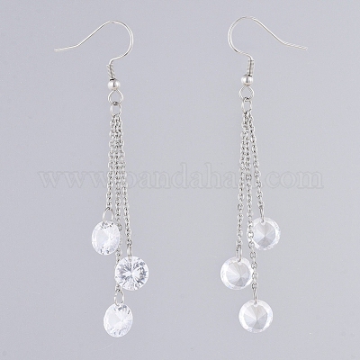 Серьги-подвески из нержавеющей стали 304 EJEW-JE04003-03-1