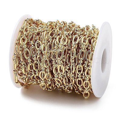 Цепи с овальными звеньями из латуни CHC-G023-10G-1