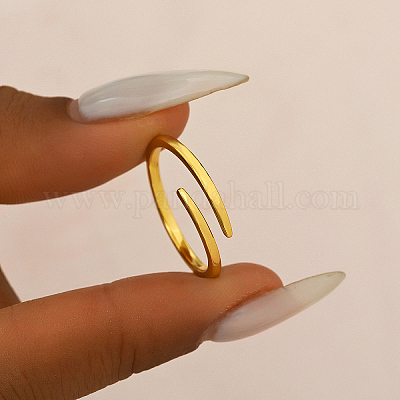 Минималистичное серебряное открытое кольцо S925 для повседневного ношения и свиданий QW6427-1