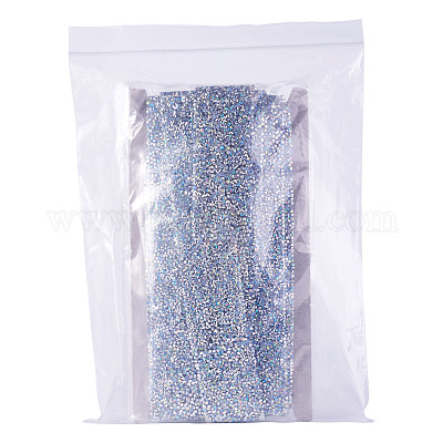 Wholesale Glitter Resin Hotfix Rhinestone(Hot Melt Adhesive On The Back) 