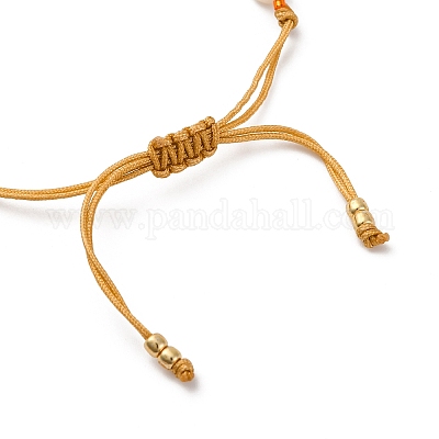 Набор разноцветных браслетов из плетеных бусин Миюки и искусственного жемчуга WC1119-1