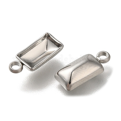 Оправы для подвесок из нержавеющей стали 304 в виде кабошонов STAS-I310-24P-1