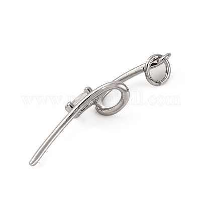 Латунные микро проложить кубического циркония подвески KK-P308-42P-1