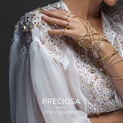 Preciosa® maxima кристалл круглые камни X-PRC-RBSS39-40010-1