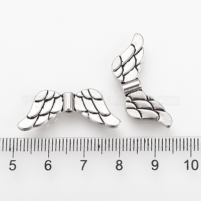 Сплавочные овальные бусины тибетского стиля  TIBEB-Q068-08AS-RS-1