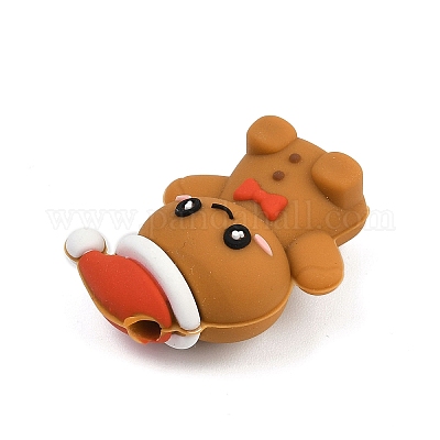 Рождественские силиконовые бусины SIL-K007-02C-01-1