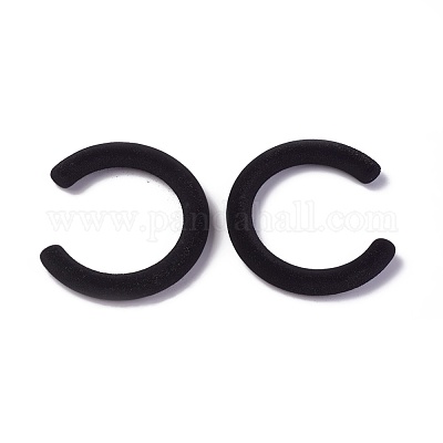 Perles acryliques flocky&nbsp;X-OACR-L010-B-07-1