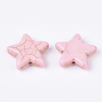 Синтетические бирюзовые бусины&nbsp;TURQ-S391-11E-1