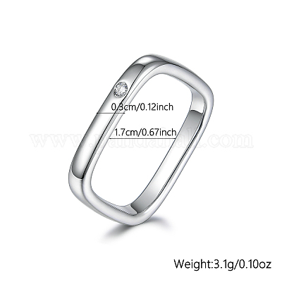 925 перстень из стерлингового серебра с паве из кубических цирконий AJ2388-3-1