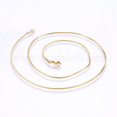 Ожерелья из нержавеющей стали 304 в виде змеиной цепи MAK-L015-03D-1