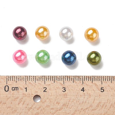 Пластиковые бусины abs SACR-R780-8mm-M-1