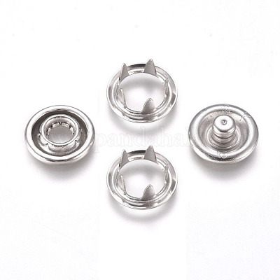 Jeu de douilles à boutons-pression en cuivre&nbsp;KK-WH0033-89P-1