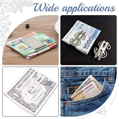 8 шт. 2 зажима из нержавеющей стали AJEW-CA0001-76-1